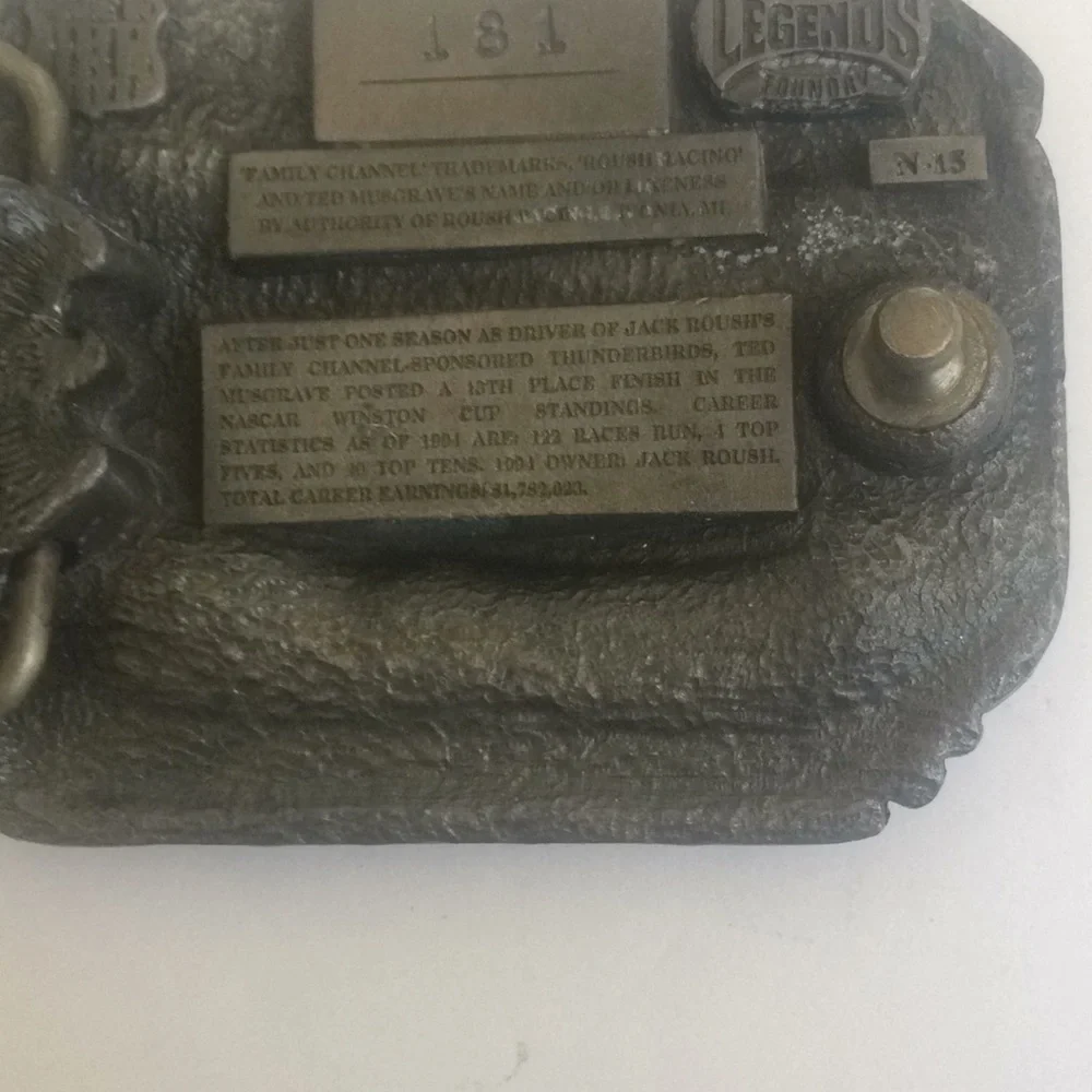 Ted Musgrave limited edition belt buckle